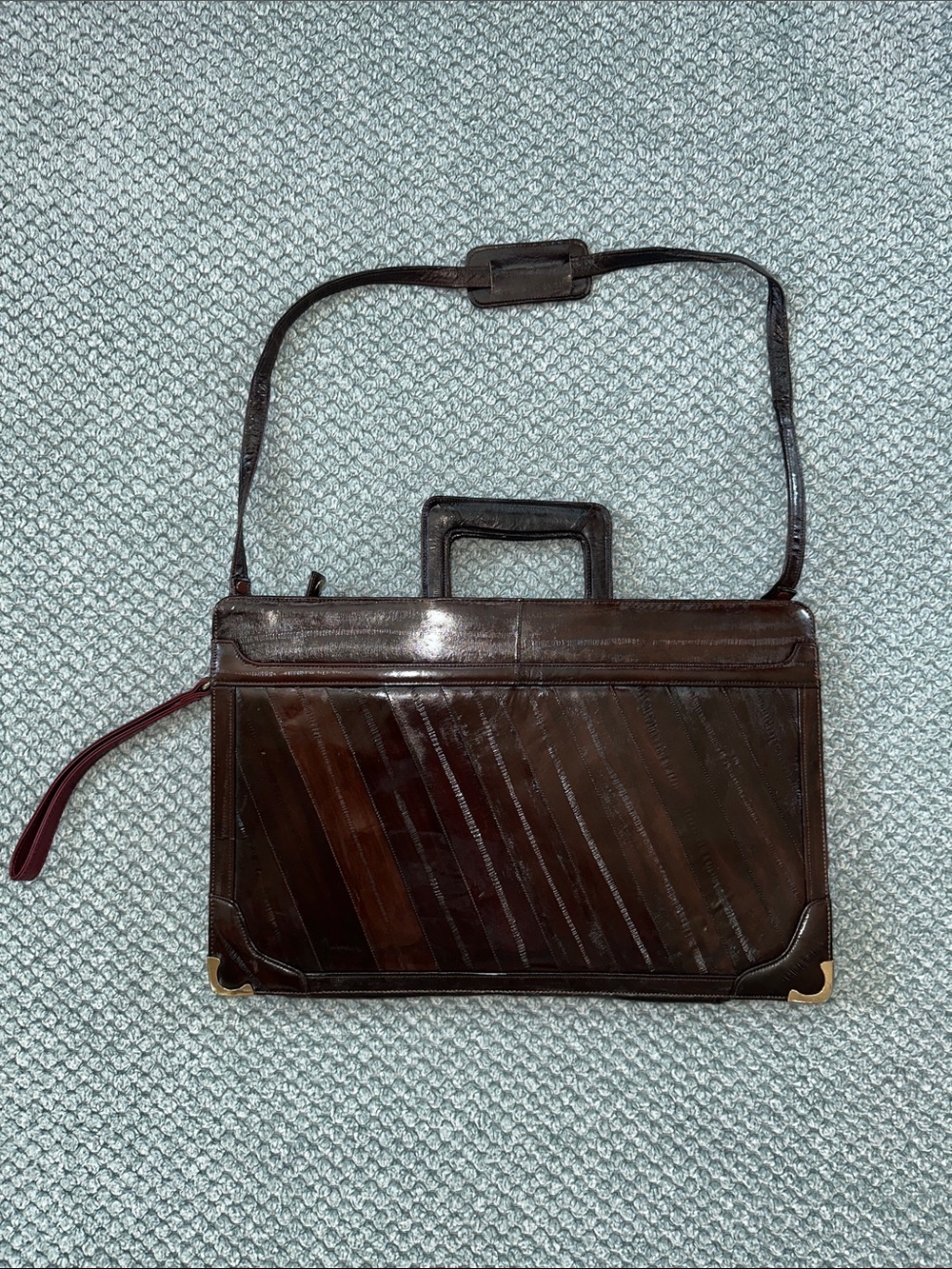 Vintage Eel Skin Bag from Korea